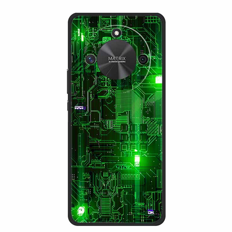 Phone Case For Honor X60 5G Back Cover Case HonorX60 Black Silicone Soft Funda For Honor X9c Smart Case HonorX9c Smart Coque Bag