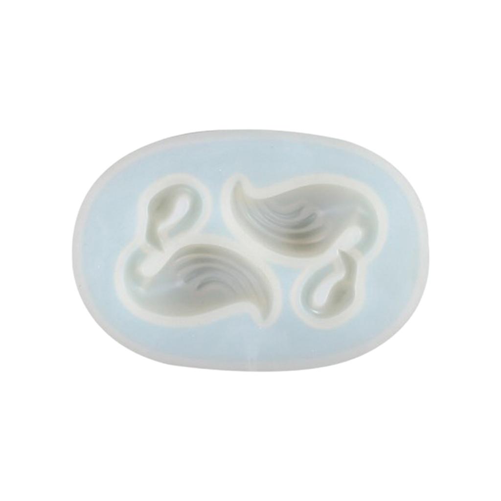 Crown Swan Wings Silicone Mold Fondant Chocolate Mould DIY Cake Dessert Mould Homes Kitchen Baking DIY Supplies