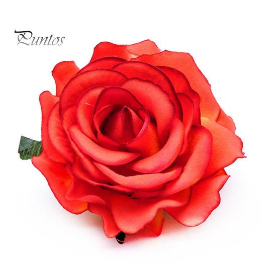 Hair Clip 1Pc Reusable Rose Flower Shape Pins Metal Clips for Dating Fashion Pin