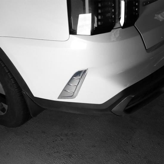 Front Bumper Air Intake Vent Cover Trim For Kia Sorento - Accessories серебряный