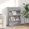 Magazine Shelf Grey Sonoma 70 X 41 X 96 Cm Particleboard