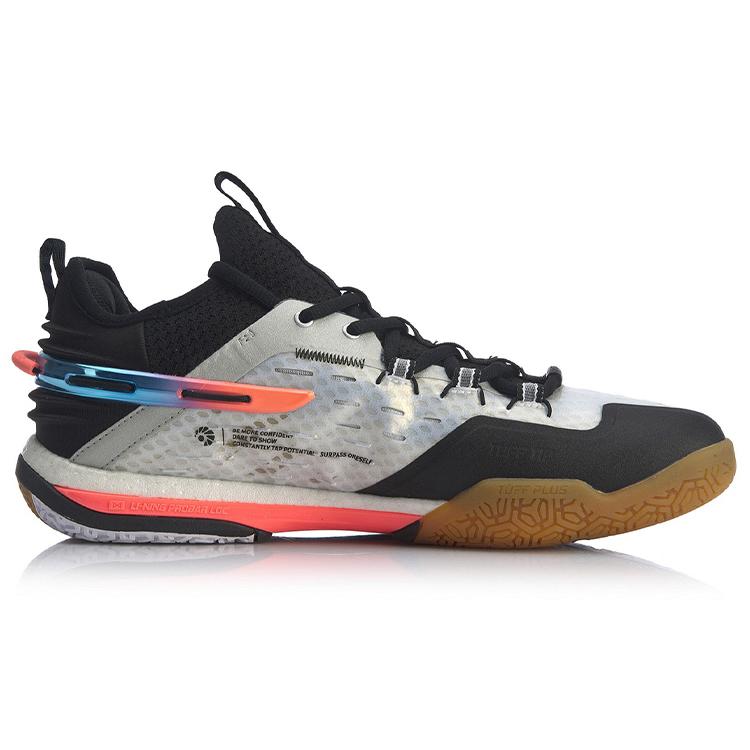 Li Ning Quick Start Saga Textile, Synthetic Leather Professional Cushioning Slip Resistant Abrasion Resistant Low top AYAQ009-1