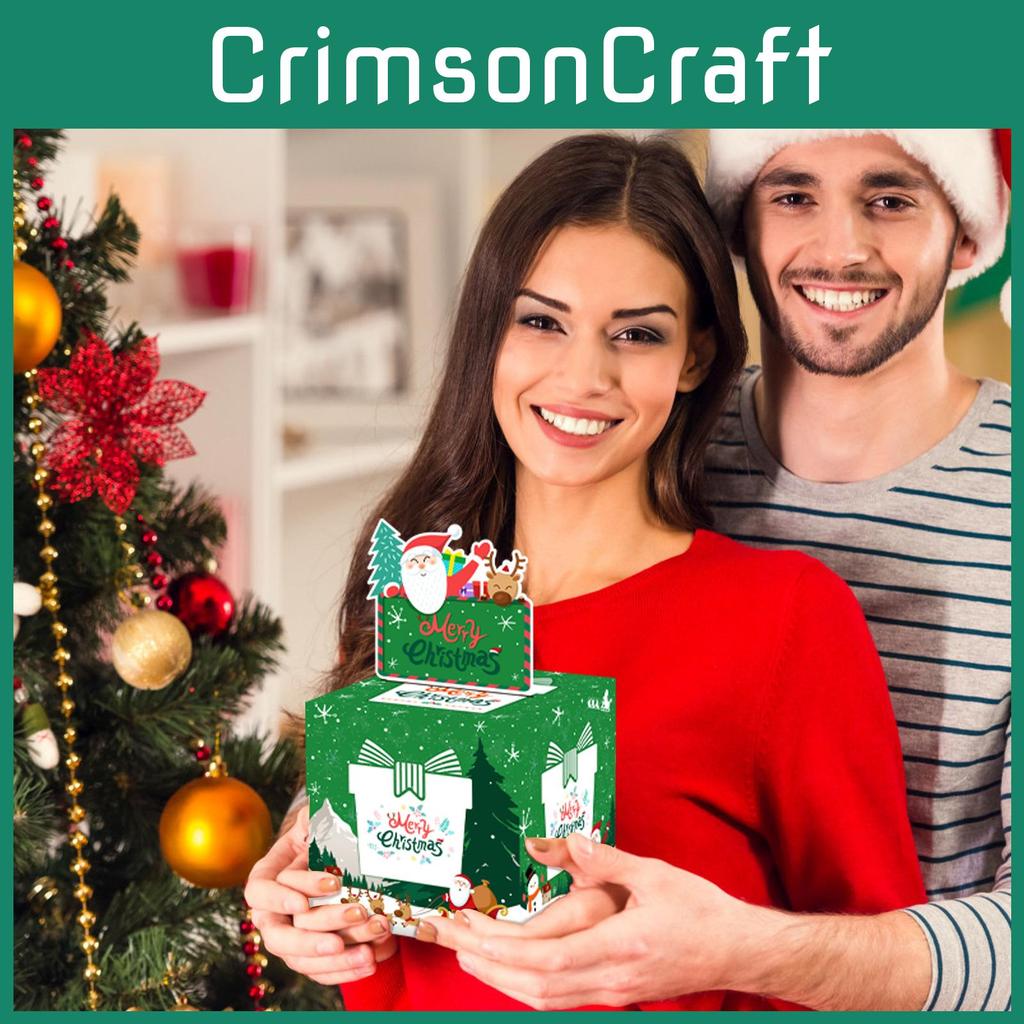 Green Holiday Gift Box For Christmas Surprises And Festive Gift Giving