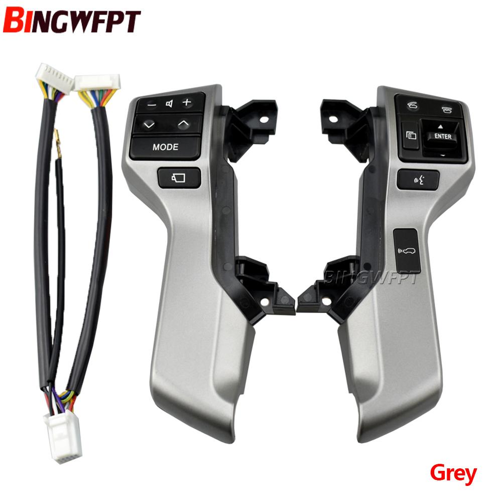 STEERING WHEEL CONTROL SWITCH MULTIFUNCTION Bluetooth Audio 84250-60180 84250-60160 For LAND CRUISER PRADO KDJ150L GRJ150L 10-13