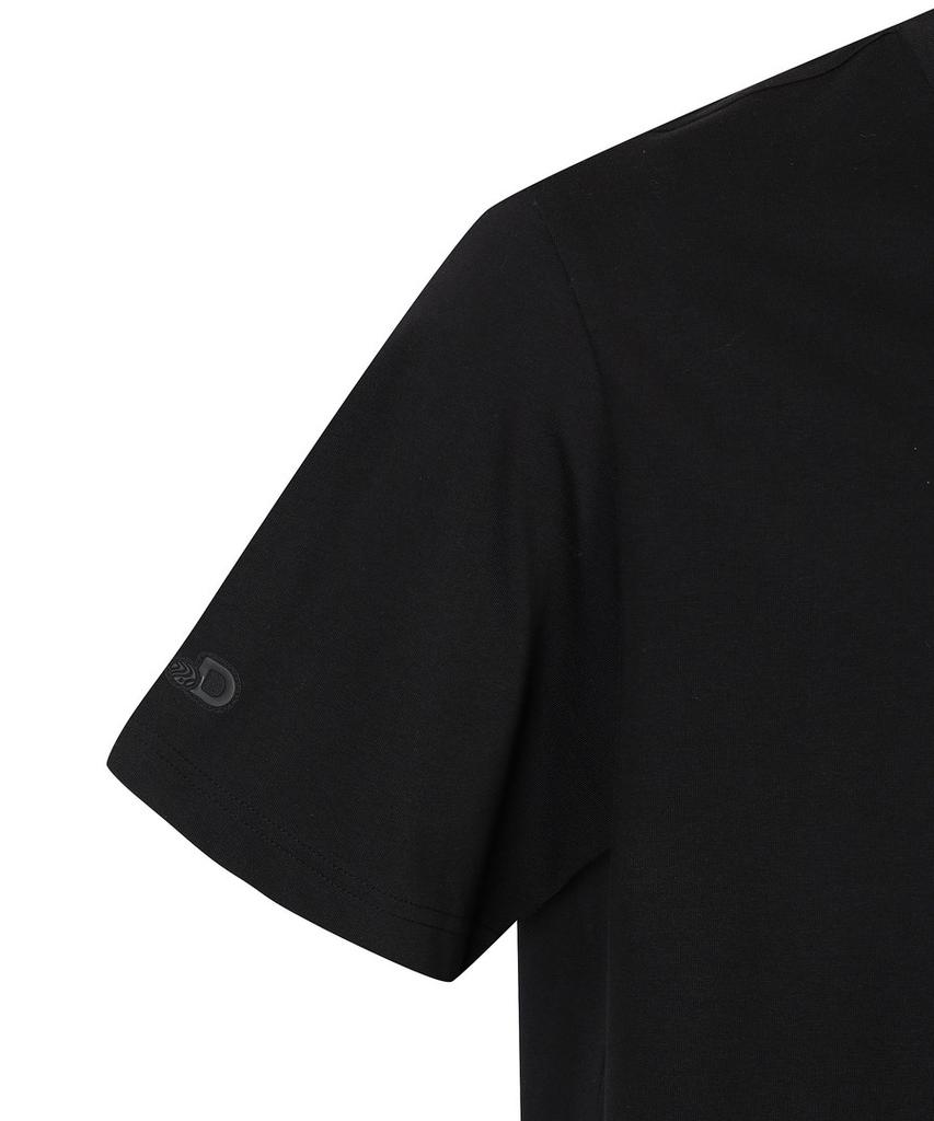 DISCOVERY EXPEDITION Uni Freshvent Map Lettering Short Sleeve T-Shirt (Black)