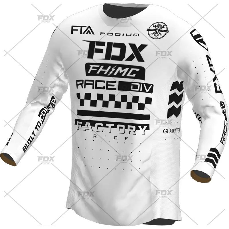 2024 Maglia da Downhill da Corsa Mountain Bike Motocicletta Ciclismo Crossmax Camicia Ciclismo Abbigliamento per Uomo Maglia MTB MX Ranger Fdx DH
