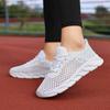 Fashion Summer High Quality White Women's Shoes Platform Lightweight Outdoor Casual Hiking Thick Soled Fashion Running Shoes Large Size