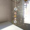 1pc Hanging Crystal Sun Catcher - Wind Chime Pendant for Wedding Parties, Home Decor, Photo Props & Outdoor Use