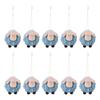 Set of 10 Soft Felt Sheep Christmas Tree Decorations Felt Sheep Hanging for Christmas Tree Ornamentation and Gifts