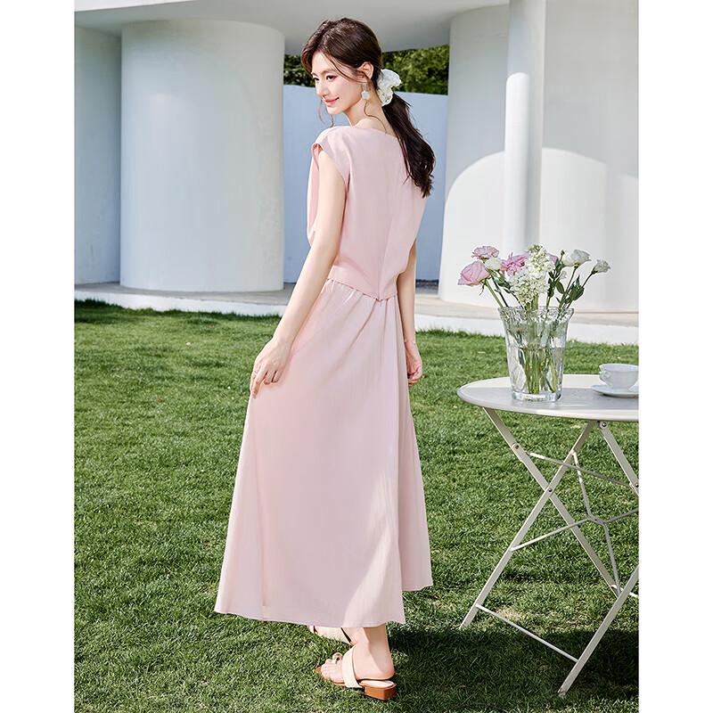 Fleeting Years Elegant Short-Sleeve Top & Midi Skirt Set