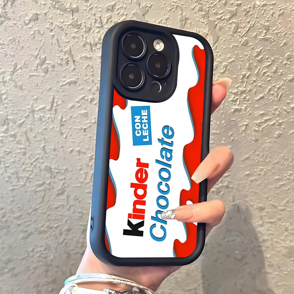 Trolly Egg K-KINDER JOY Surprise Phone Case For IPhone 17 Pro Max 16 15 14 Pro Max IPhone 13 Pro Max 11 Plus Silicone Cover