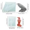 3D Crow Candle Mould Silicone Molds Halloween Castings Molds Home Decorations