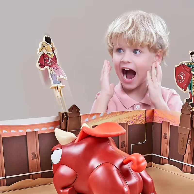 Yiran Toy Children Bullfighting Warrior Board Games Plaything Puzzle Levels Card Game Family Amusing Entertainment Casual Logical Party Toy