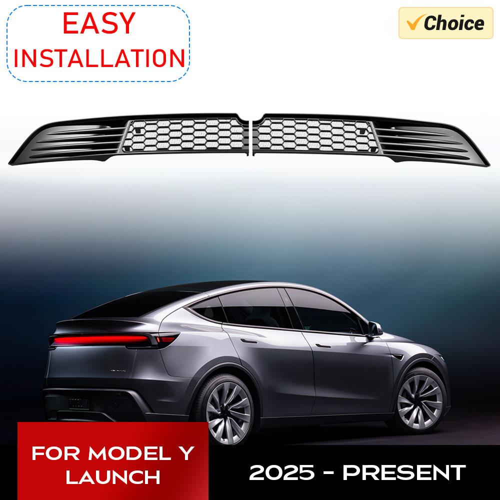 For Tesla New Model Y 2025 Launch Juniper Lower Bumper Anti Insect Net Anti Dust Proof Inner Vent Grille Cover Insect-proof