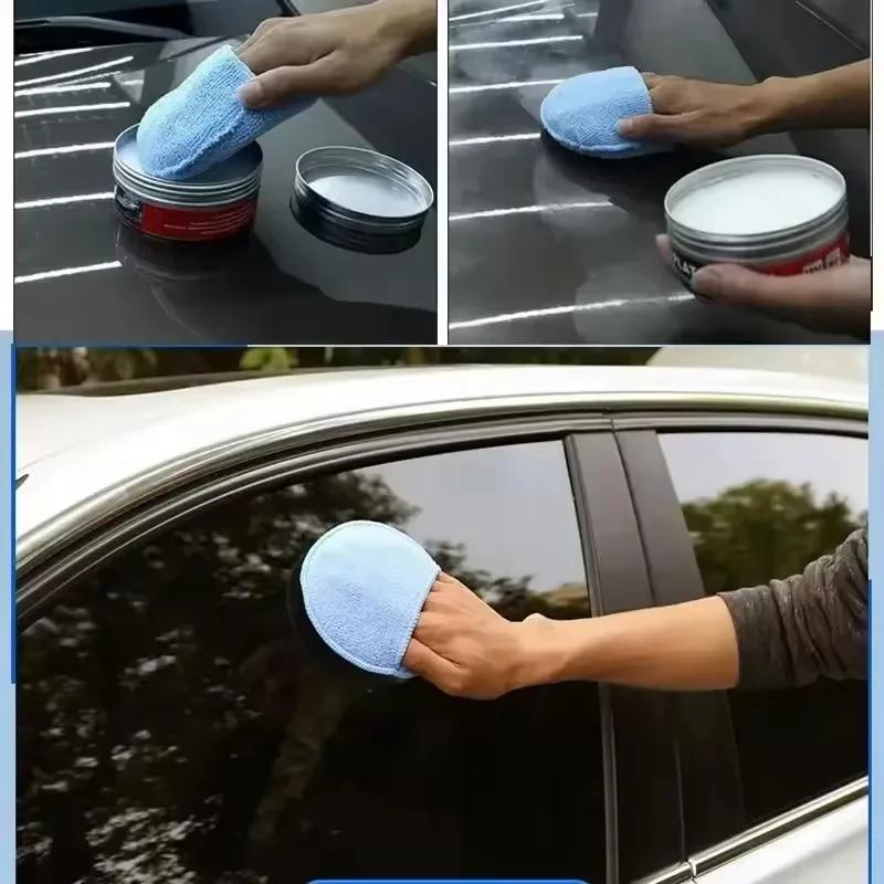 10/1Pcs Soft Microfiber Car Wax Applicator Mitts Polishing Sponge Wax Foam Car Wax Applicator Pad Car Detailing Cleaning Tools