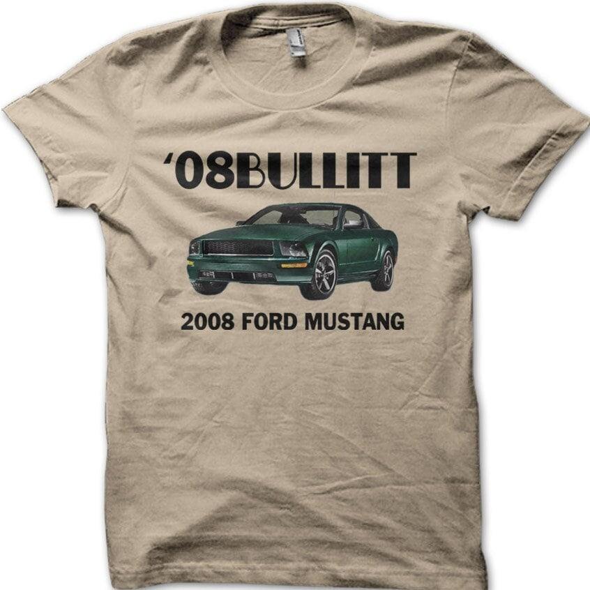 2008 Bullitt Mustang retro cotton t-shirt 7003 L