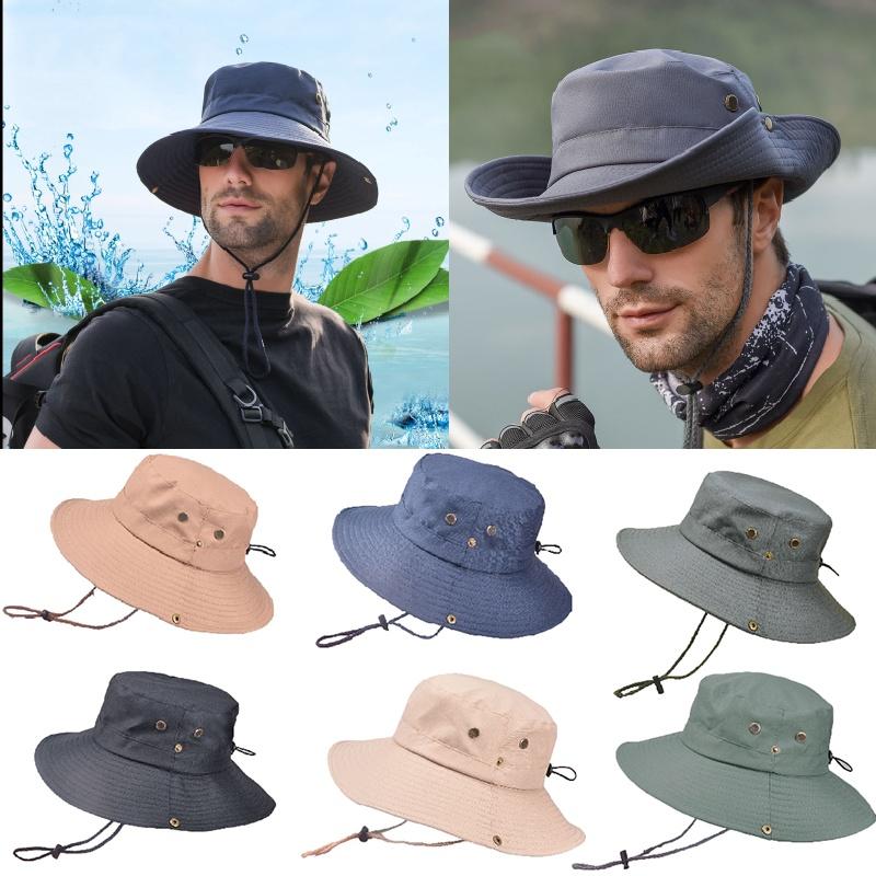 Stylish Boonie Bucket Hat Cap For Fishing Hunting Safari Sunproof And Windproof