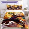 3pcs My Hero Academia Bedding Set Duvet Cover Closure Includes 1 Duvet Cover & 2 Pillowcases, Soft and Comfortable for All Seasons.