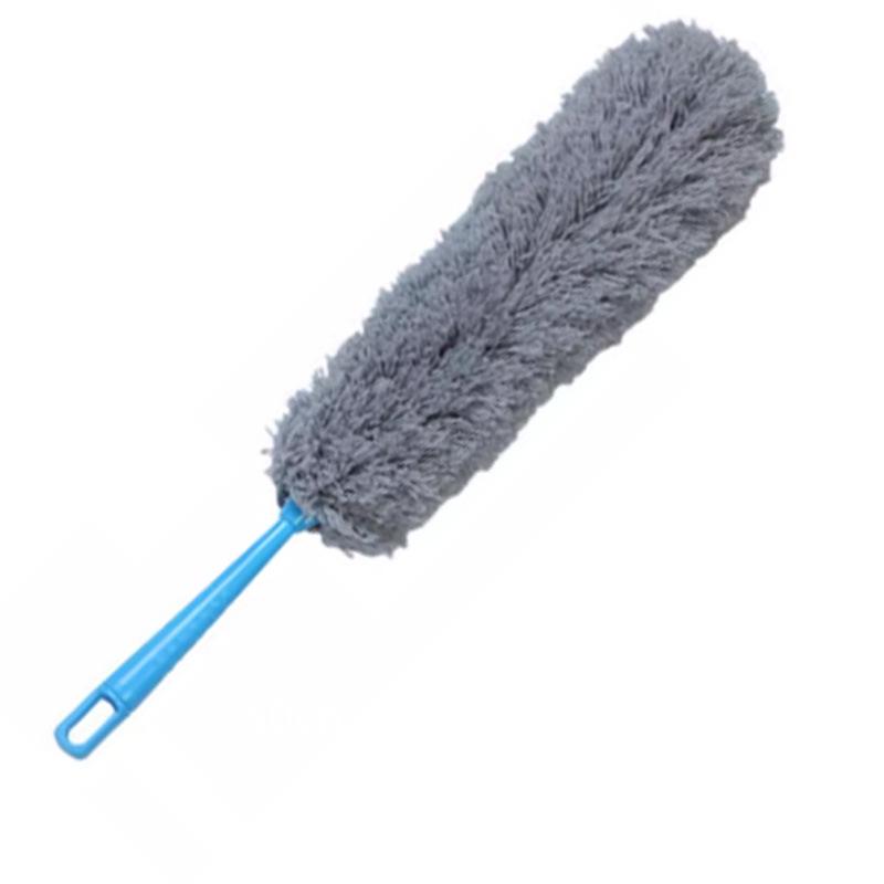 2.8m Extra Long Telescopic Bendable Feather Duster for Cobwebs - Non-Shedding