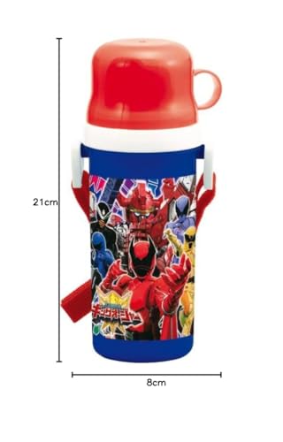King Sentai King Oger Direct Drinking Plastic Bottle with Cup [500ml]