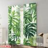 Set Of 2 Plane Printing Curtains Digital Printed Tropical Vibes Polyester Without Rod All Seasons Use Living Room Curtain For Sitting Made