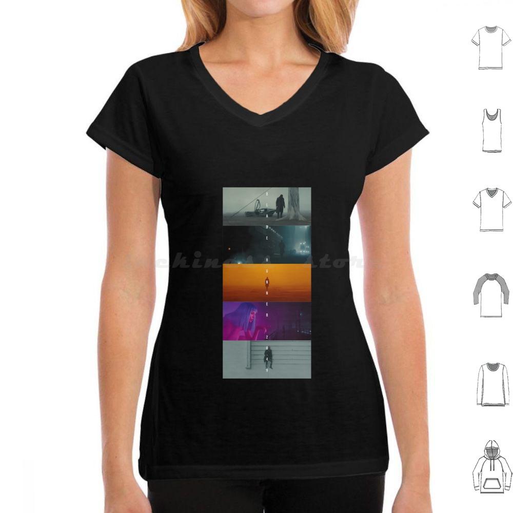 2049 Vertical T Shirt Big Size 100 Cotton Movie 2049 2049 Film Ryan Gosling Harrison Movies Sci Fi Blade Joi Denis Villenueve