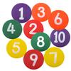 Rubber Spot Markers For Sports 1 To 10 Numbers Tactile Integration Toy Sets Kids Adults Basketball Football Speed Agility Training