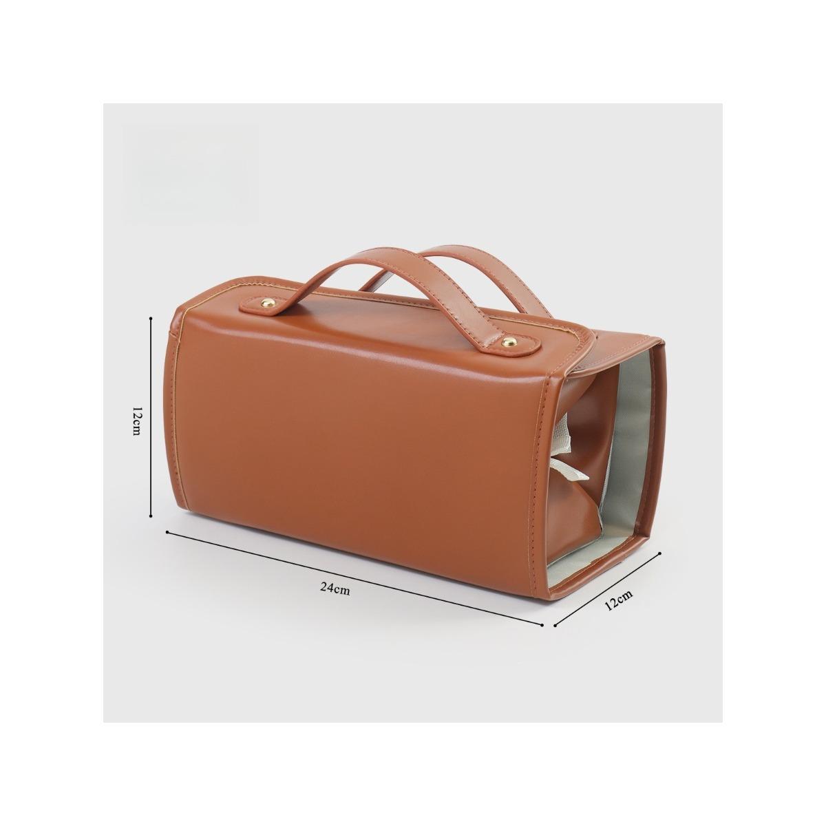 Large Capacity Foldable Makeup Bag, Detachable Toiletry Bag 24x12x12cm