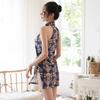 Sexy lingerie women's one-piece cheongsam bed seduced on pajamas tight uniform