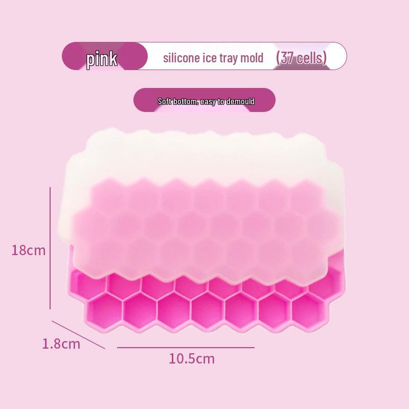 Honeycomb Silicone Ice Cube Tray - Quick Freeze Mold