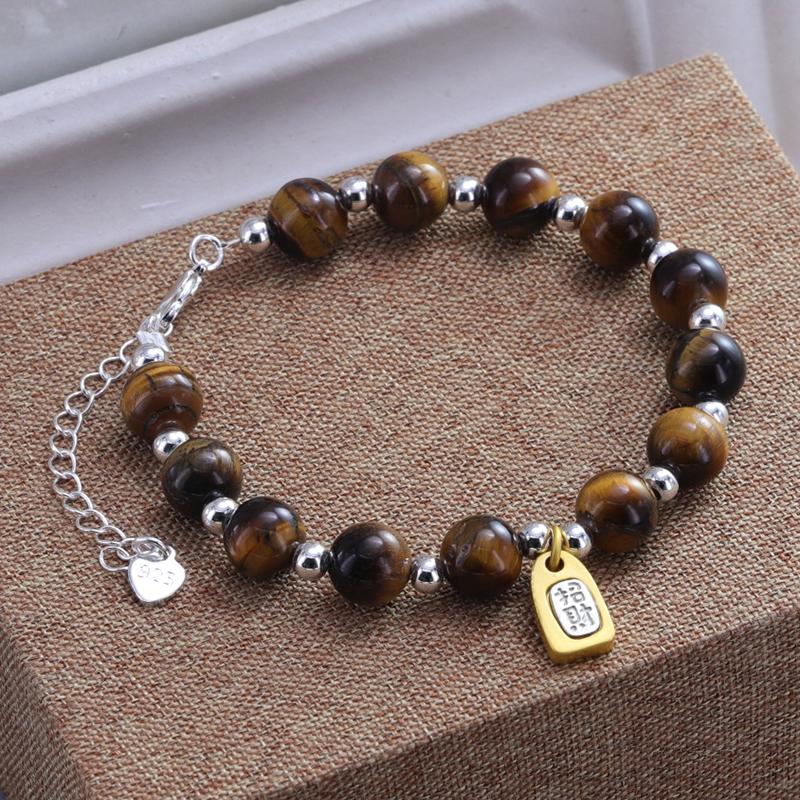 8mm Natural Stone Bracelet Multicolor Quartzs Amethysts Hematite Tiger Eye Beads Bracelets for Women Jewelry