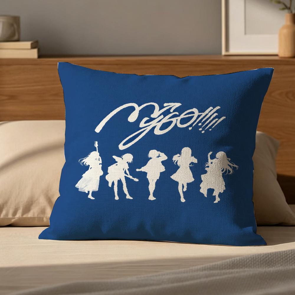 B-Bang Dream! It'S M-Mygo Cushion Cover Natural Linen Pillowcase Set, All-In-One Decor For Sofa, Bedroom & Chair