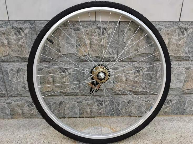 20-Inch 24-Spoke Bicycle Wheelset with Tires, Fully Assembled, Ready to Ship