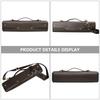 NOLITOY Flute Bag, 2-Way HandbagShoulder Bag, Stylish, Durable, and Portable, 44 x 10.2 x 6.8 cm, Coffee Color