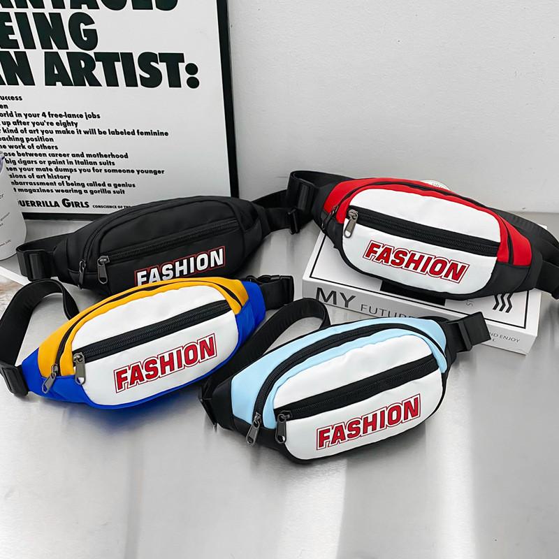 Stylish 2024 Summer Fresh Letter Casual Sports Shoulder Crossbody Bag For Kids