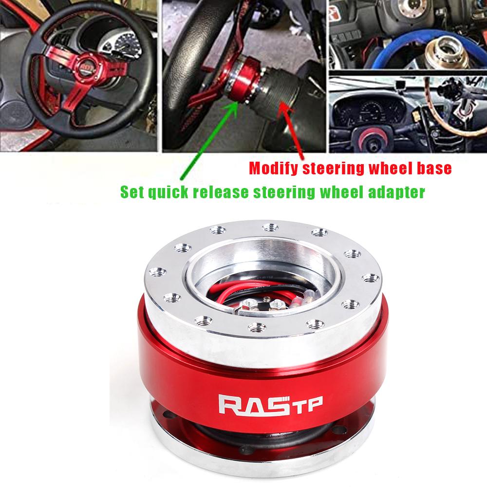 Universal Car Tuning Steering Wheel Snap Off Quick Release Hub Adapter Boss Kit For Steering Wheel PCD-70/75mm QR030
