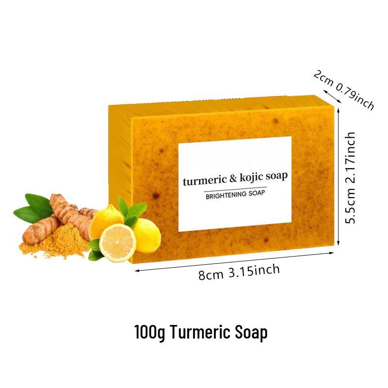 Turmeric & Kojic Acid Lemon Scrub Soap