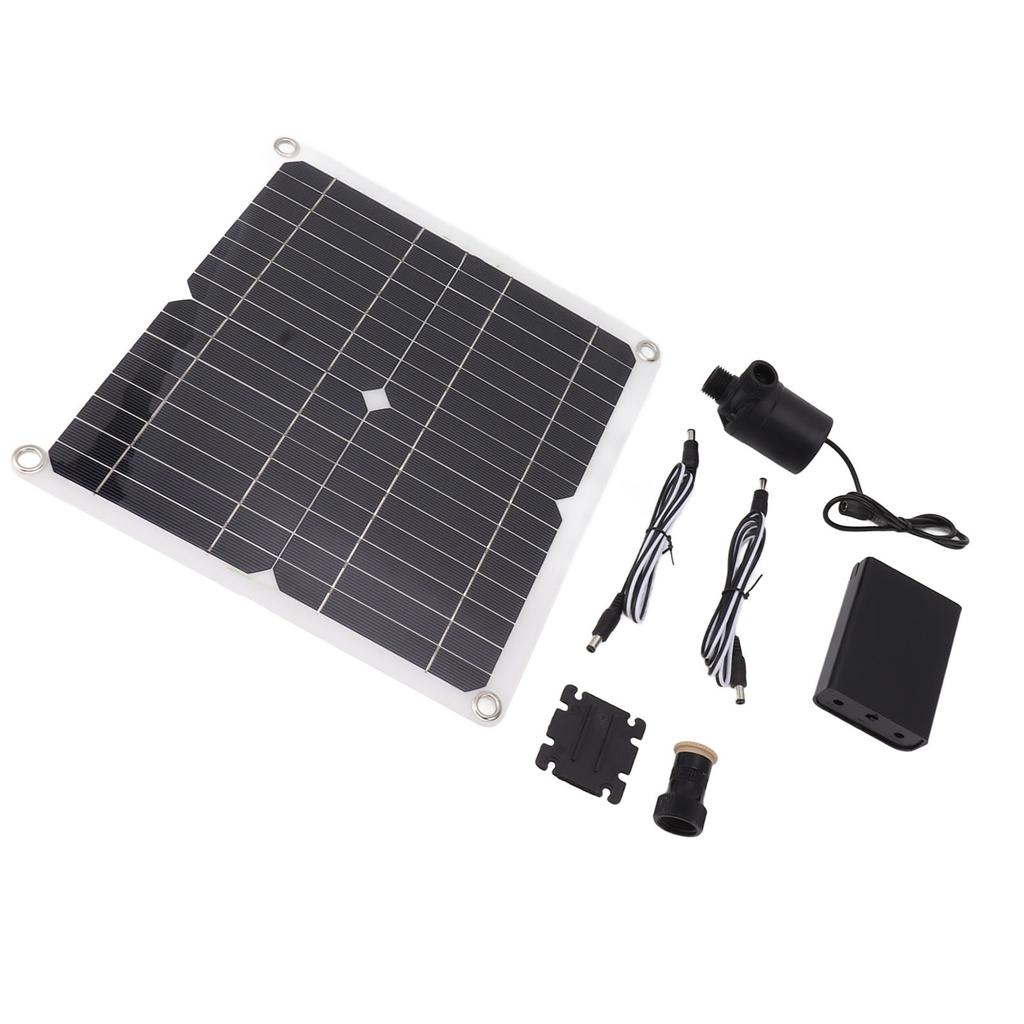 Solar Water Pump Kit Water Fountain Flower Irrigation Pump DC12V 22W with 100W Solar Panel