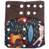 Breathable Bamboo Charcoal Cloth Diaper For Babies Featuring Reusable Pocket Style