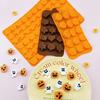 Silicone mold for Christmas candy chocolate mold high temperature resistant freeze-drying dog food biscuit wax block mold