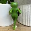 Blumentopfhänger Frosch Dekorative Figuren Frosch Dekorativer Frosch Tiere Harzstatue Gartendekoration Froschhänger