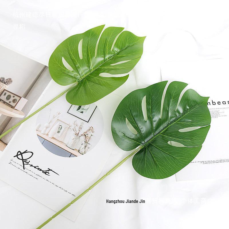 Monstera Deliciosa Leaf: Artificial Greenery for Home Decor, Weddings, and Displays