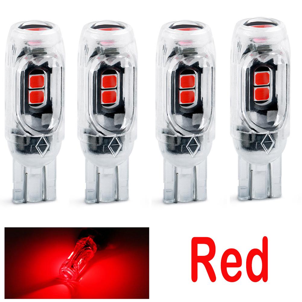 4PCS T10 Car Motorcycle Turn Light LED Signal Canbus 5SMD Beacon Gap Light Day Driving Reading License Plate Light