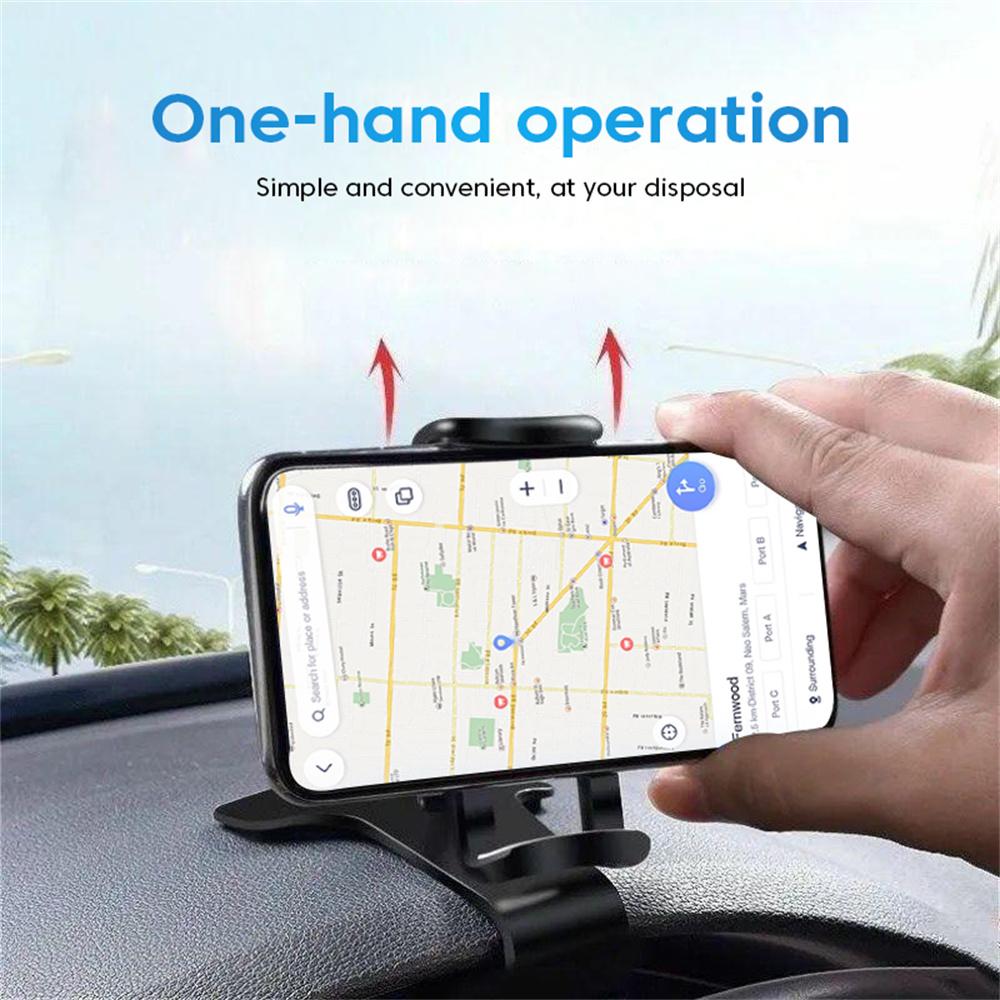 Strongest Suction Car Phone Holder One-Touch 360° Rotation Dashboard Air Vent Mount Anti-Shake Phone Cradle for iPhone Samsung