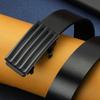 Belt Men'S Leather Automatic Buckle Wear Versatile Casual Simple Cowhide Belt Men'S Young People'S Belt Men'S