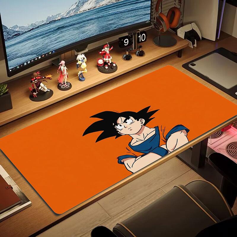 Goku Power Evolution Large Size Mouse Pad Large Gaming Table Cushion Nonslip Laptop Tablet Big Mousepad Xxl Mat Mini Pc Playmat With Lock Edge