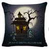 Pillow Case Holiday Party Halloween Horror Bat Office Pillow Case Car Waist Support Cushion Lumbar Pillow