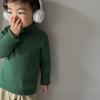 Kids Sweaters Solid Spring Korean Style Forest Girls Sweater Brief Boys Pullover Turtleneck Knitwear