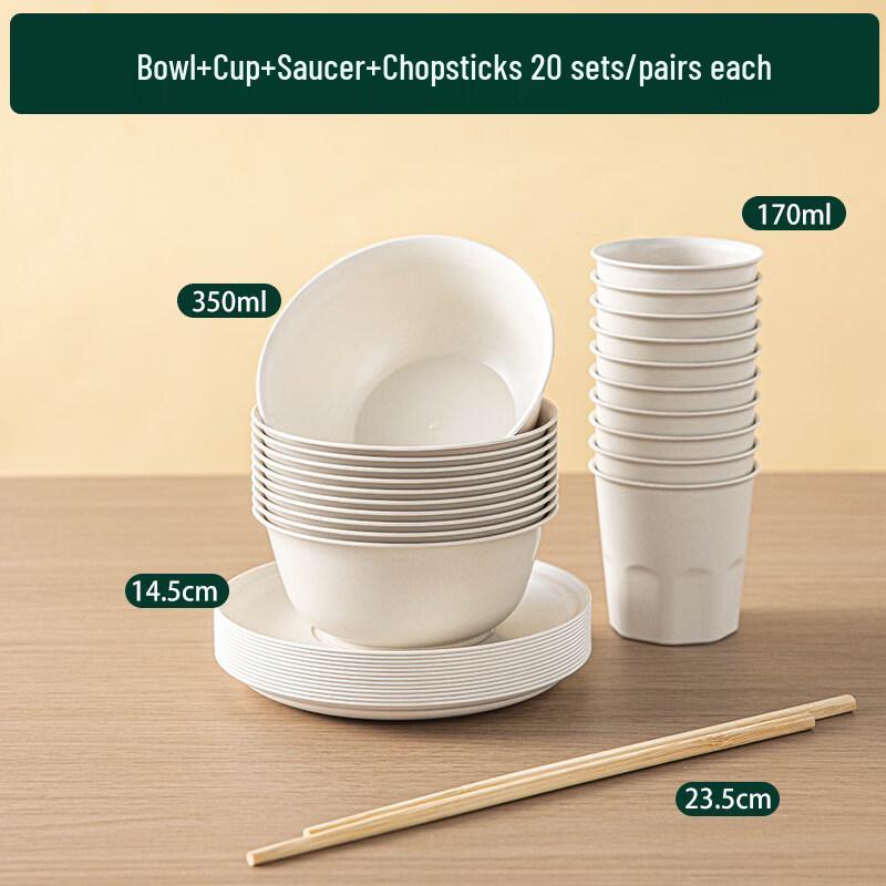 ZISIZ Outdoor Disposable Aluminum Foil Dinnerware Set