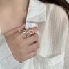 Minimalist Handmade Simple Big Bow Open Rings For Women Fashion New Jewelry Gift Party Daily Wholesale Anillos